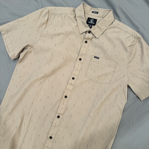 Volcom brown button up tribal print shirt - Picture 2 of 7